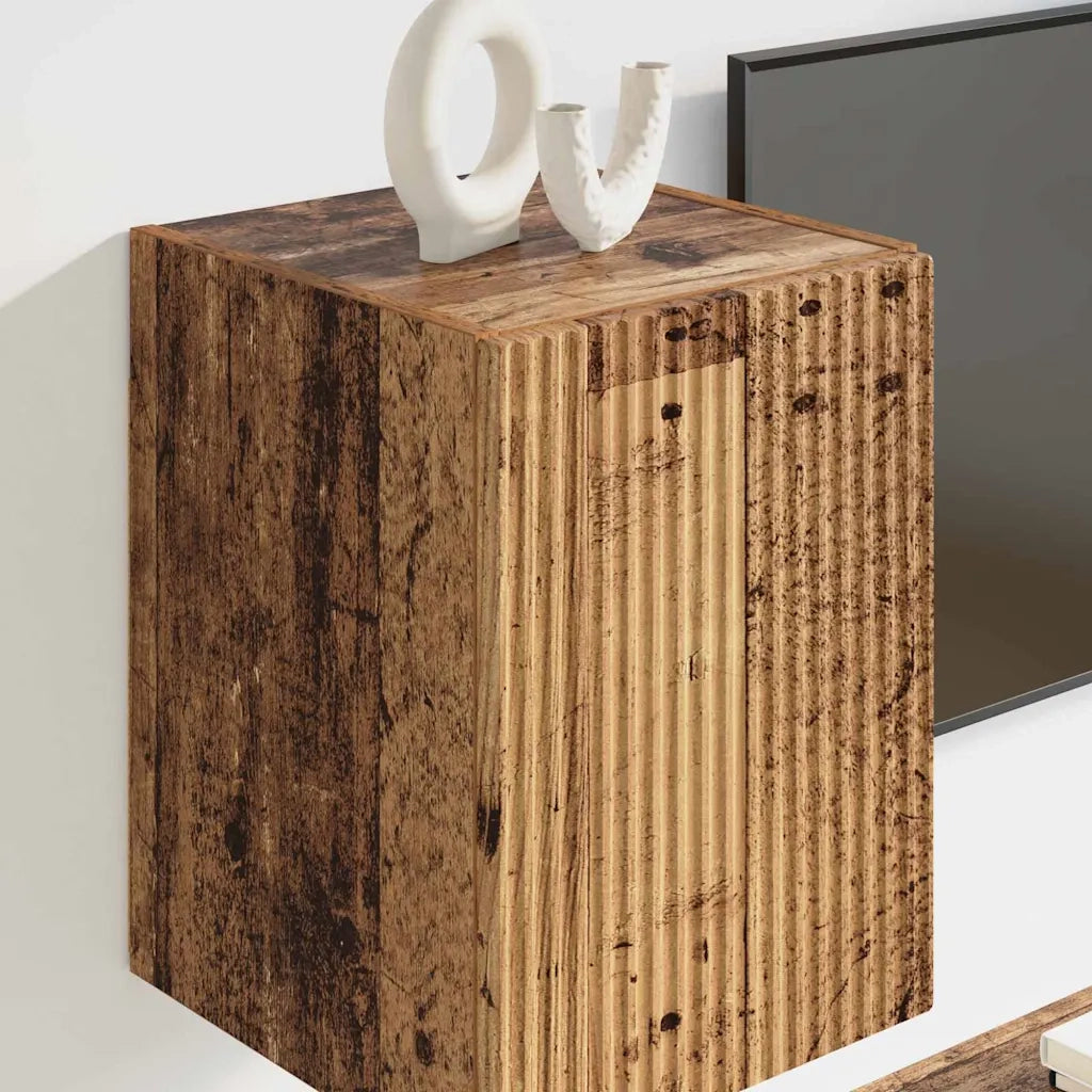 Mobile TV da Parete | Armadietto TV | Mobile Porta TV Legno vecchio 30 x 31 x 40 cm