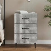 Armadio da Notte con cassetto Grigio Cemento 43 x 41 x 66,5 cm 894788