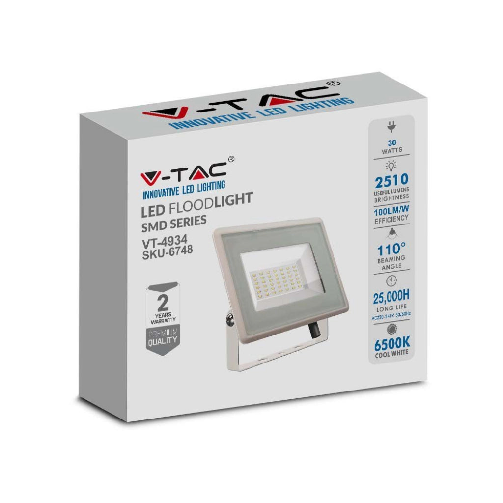 Flollello SMD da 30 W (Classe F) 6400K BODY BIANCO