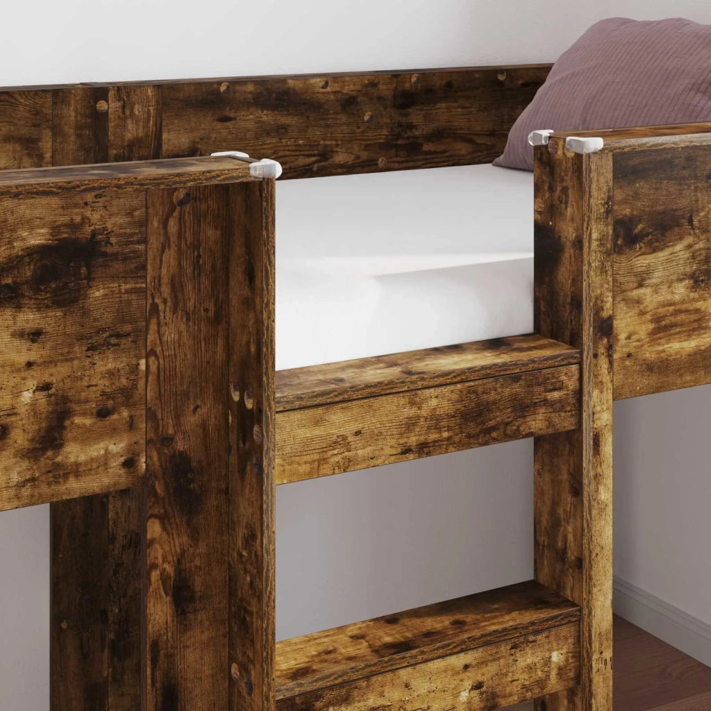 Letto a Castello per Bambini Rovere fumé 80 x 200 cm 3410487