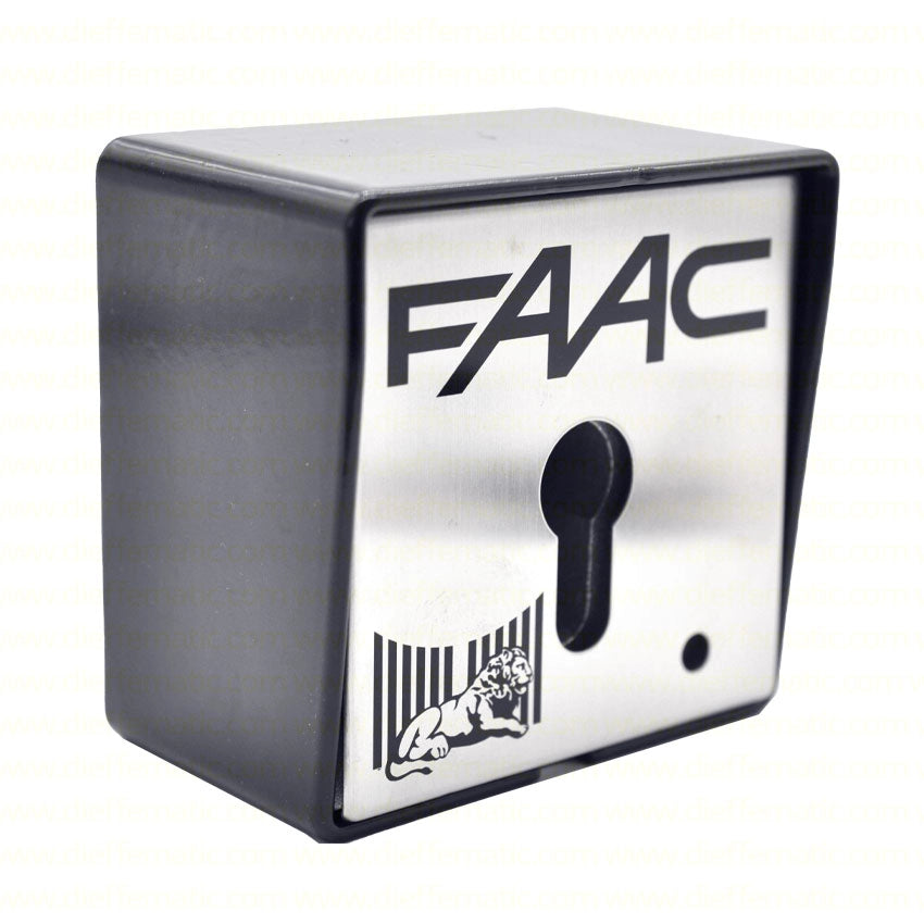 PULSANTE A CHIAVE DA PARETE T21 E FAAC 401013 SISTEMA COMANDO