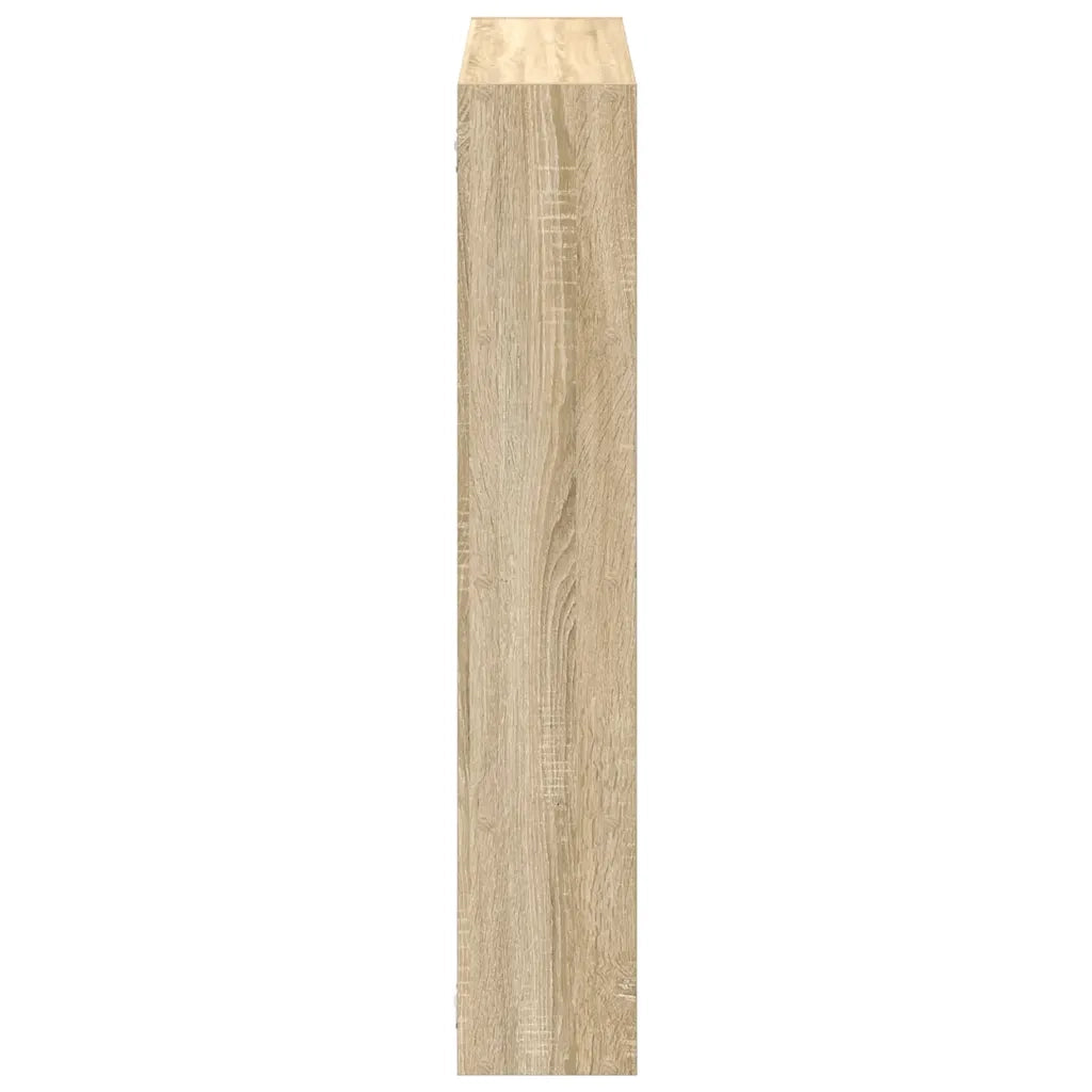 Mensola a Cubo da Muro | Mensola a parete 12 Scomparti in Truciolato Rovere Sonoma
