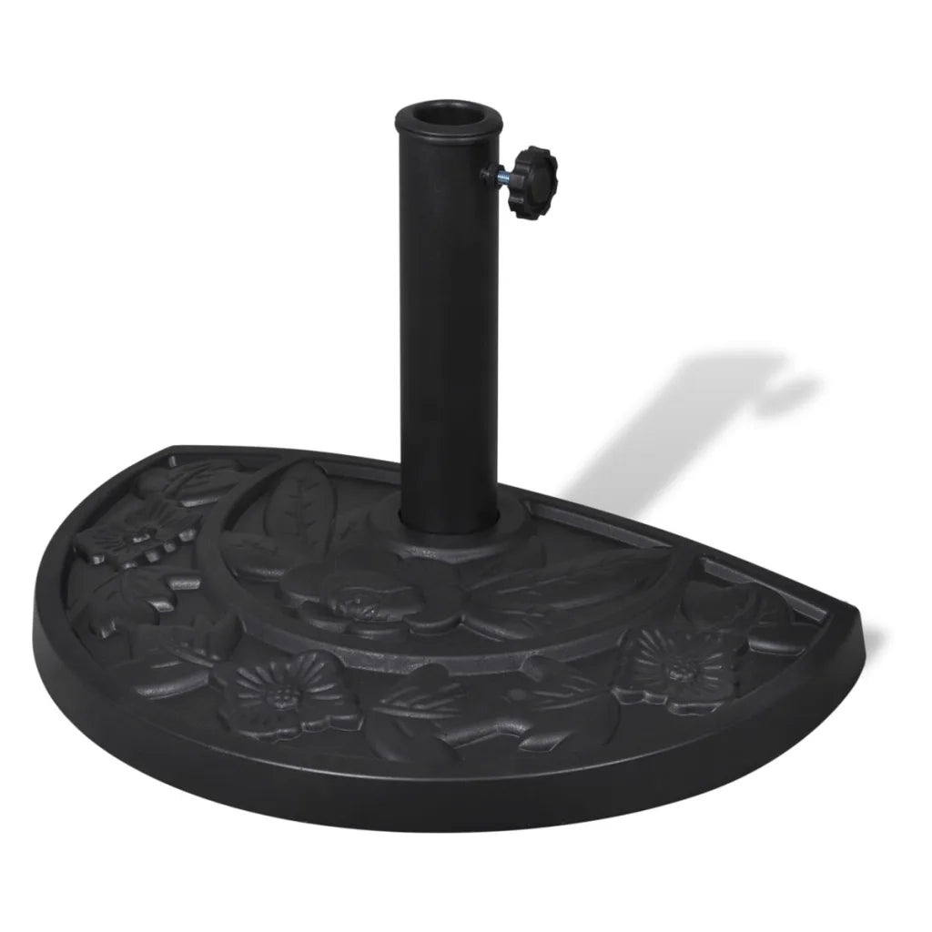 Base per parasole/ombrellone semicircolare in resina 40820