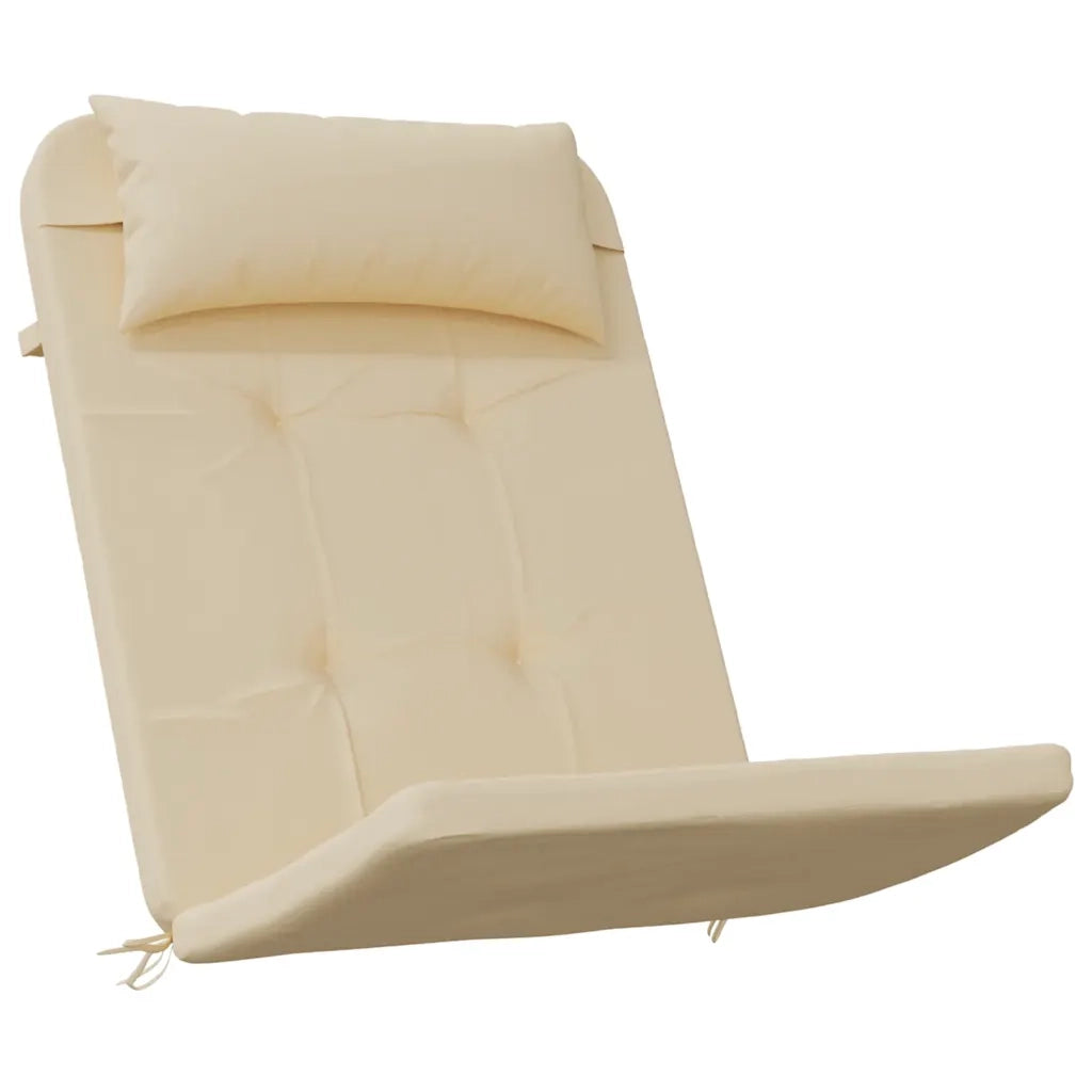Cuscini per Sedia Adirondack 2 pz | Cuscini per sedie Beige in Tessuto Oxford