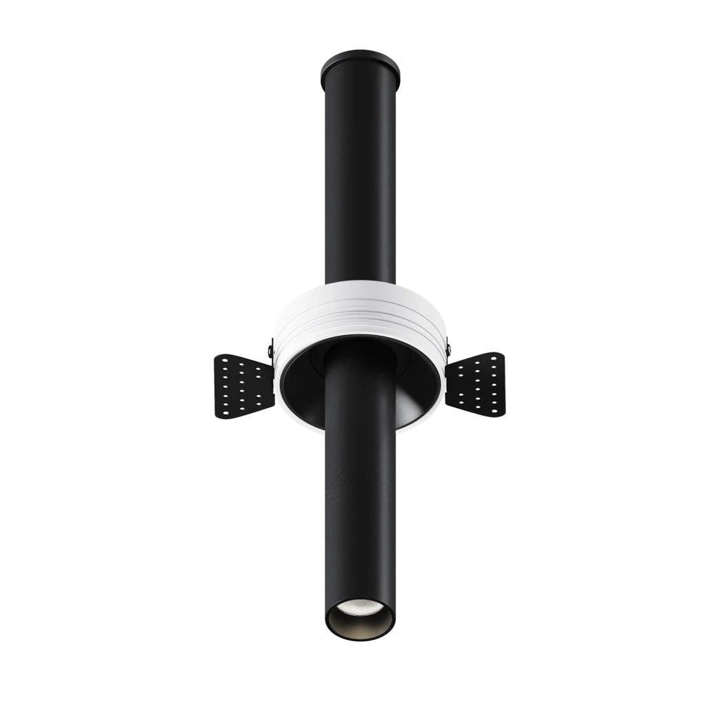 Maytoni Lampada da Incasso Focus T 1 luce LED integrato nero alluminio