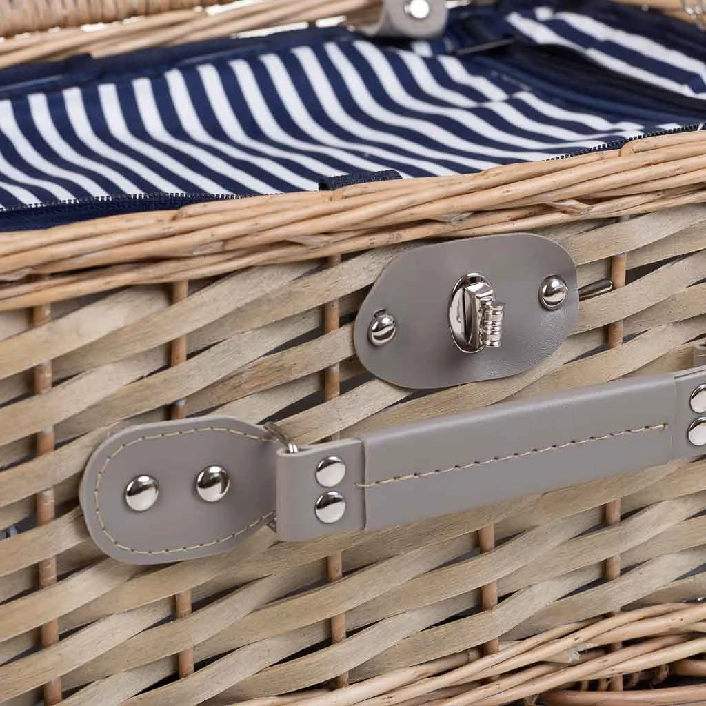 Cesto picnic blu 40x28x19