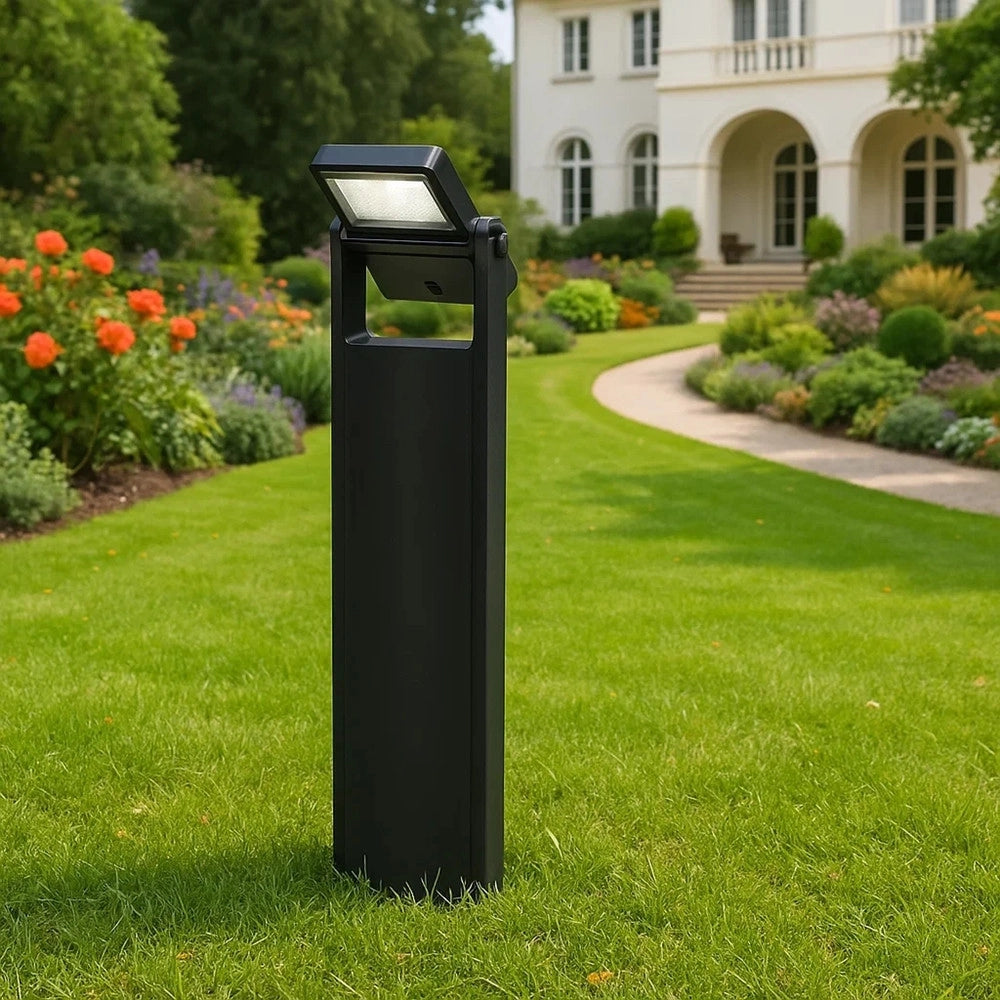 Trade Shop - Faretto Da Terra Paletto Da Giardino Luce Solare 3 Colori Luce Cct 200 Lm Ip65 Yh0804-3c -