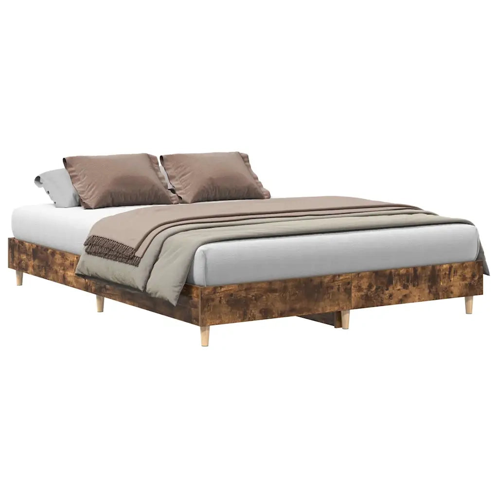 Giroletto senza Materasso Rovere Fumo 150x200 cm in Truciolato 3328712