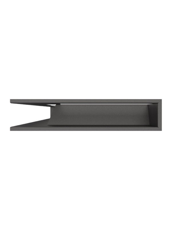 Griglia di ventilazione Angolare per camino 95x800x450 - Loft Angle sinistra grafite