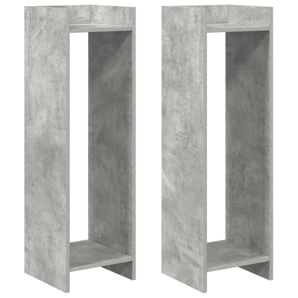 Supporto per piante | Sostegno per piante 2 pz Grigio Cemento 30 x 30 x 100 cm