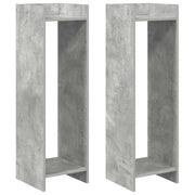 Supporto per piante | Sostegno per piante 2 pz Grigio Cemento 30 x 30 x 100 cm