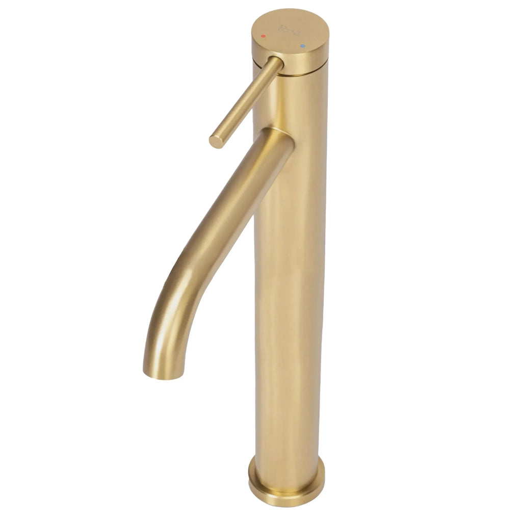 Rubinetto Da Lavabo Rea Clif Gold Brush