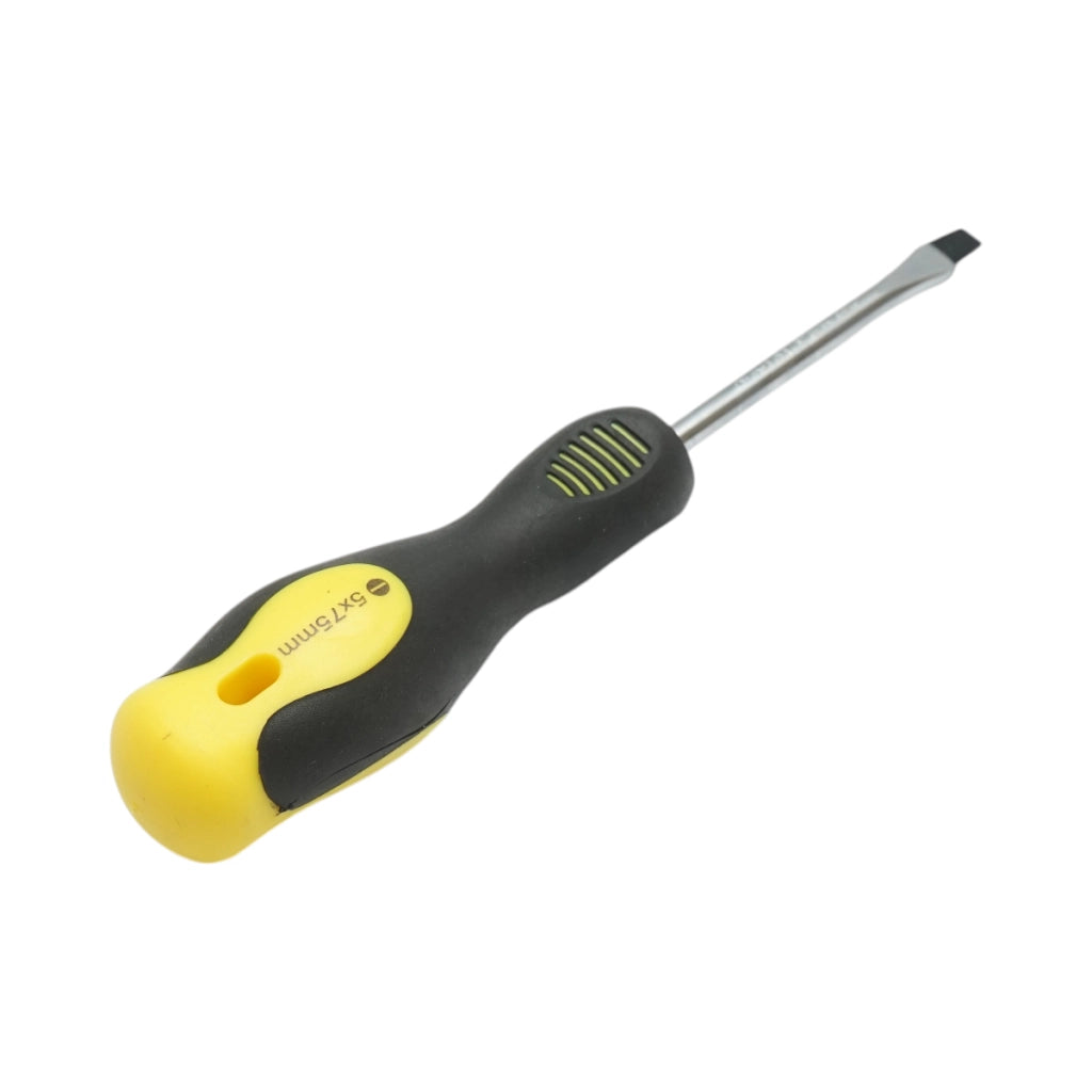 Cacciavite dritto Crownman 5x75mm con punta magnetica professionale Cr-V