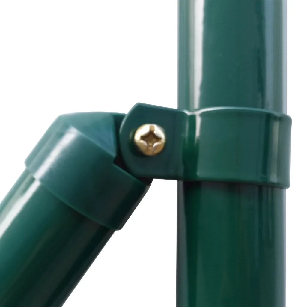 Recinzione da Giardino | Recinzione Euro in Acciaio 10x1,2 m Verde