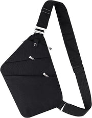Borsa da spalla anti furto - borsa a tracolla - nera