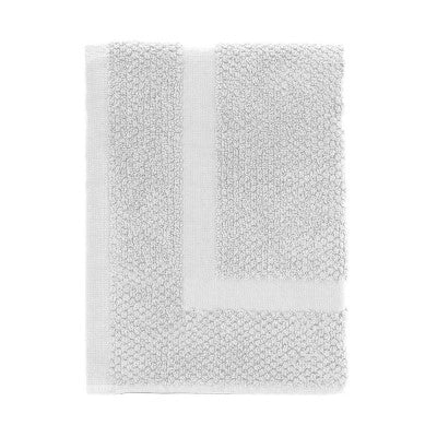 Tappeto scendi doccia 100% cotone in colore bianco 45x65 cm