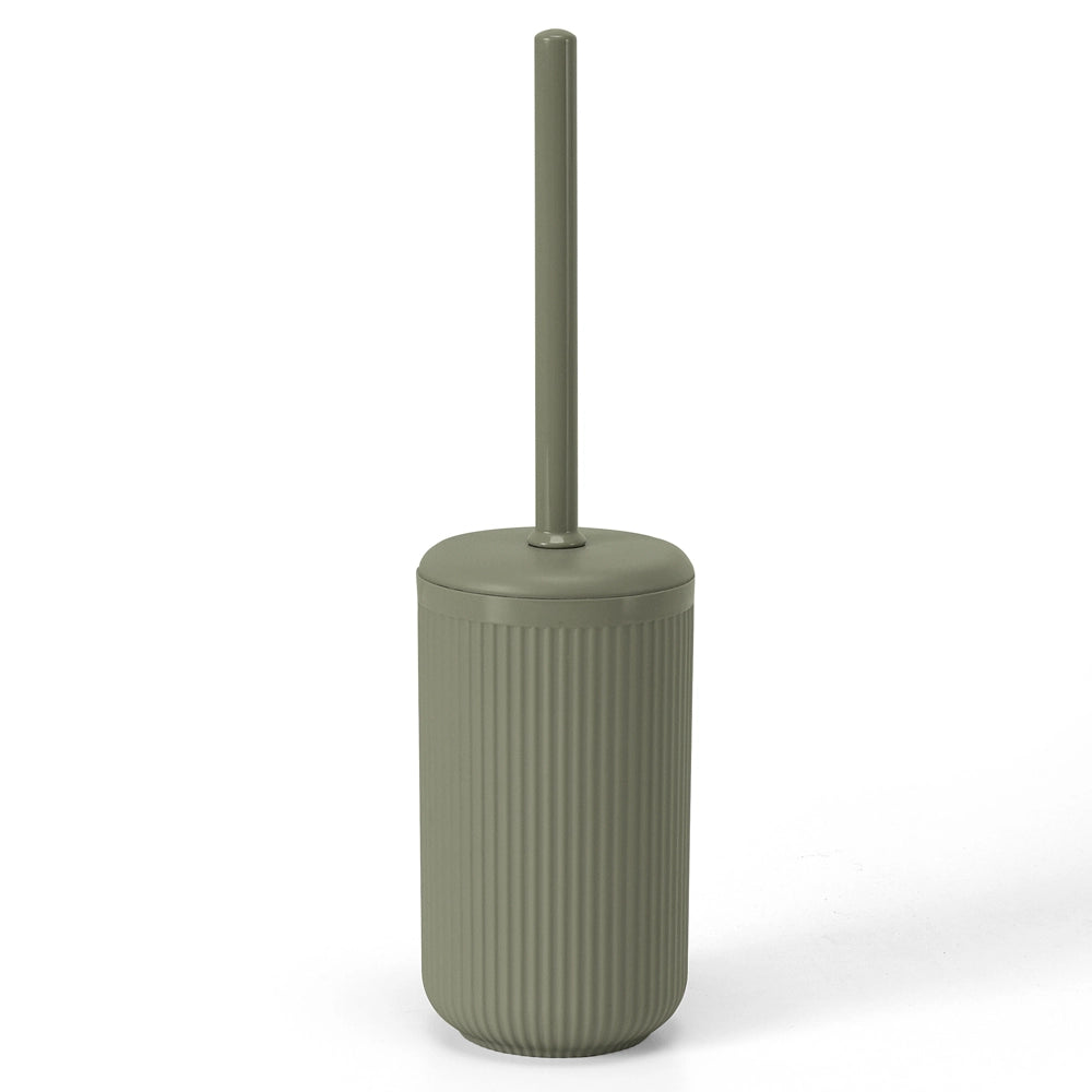Portascopino verde in plastica rigida  cannettata Arizona