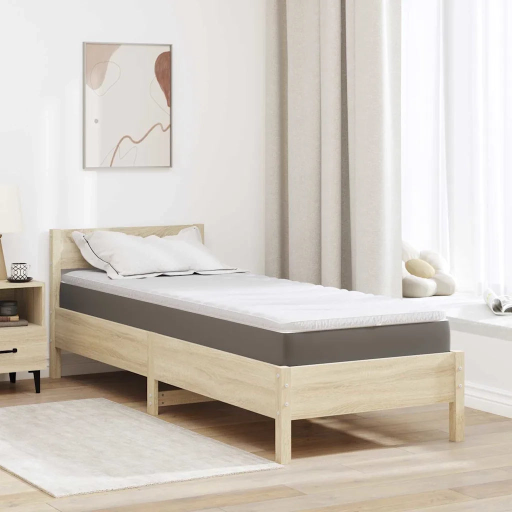 Topper per materasso Bianco 70 x 200 cm Tessuto a maglia CFW6885375