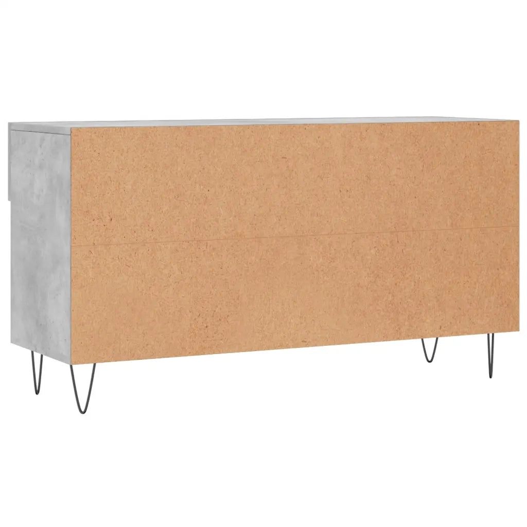 Panca Porta Scarpe-Sgabello-Panca Scarpiera Grigio Cemento 102x35x55cm Legno Multistrato 885601