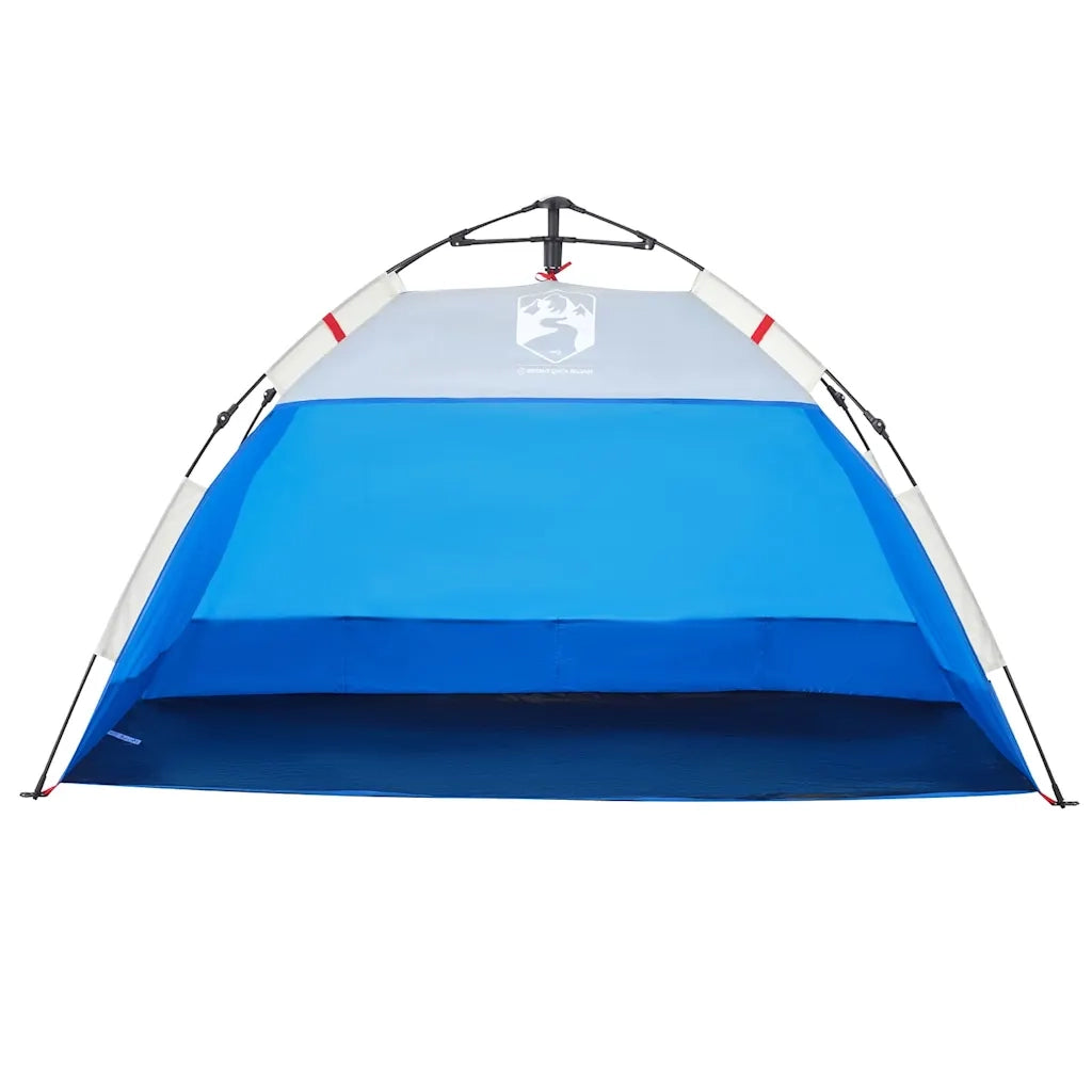 Tenda da Spiaggia 2 Persone-Tenda da campeggio Azzurro Rilascio Rapido Impermeabile 394603