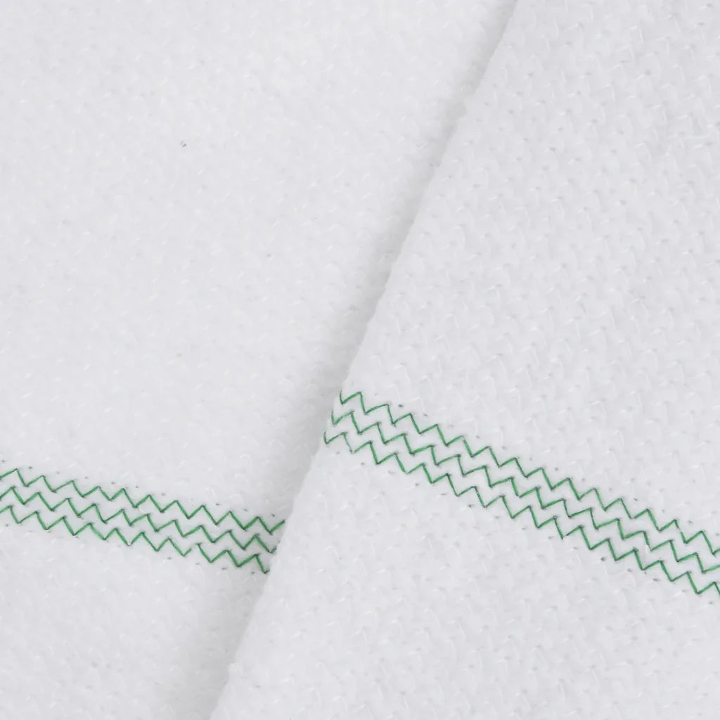 Panni per la Pulizia 5 pz Righe Bianche e Verdi 50x60 cm CFW3040718