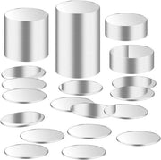 100 pezzi di piccoli specchi per artigianato e decorazione di interni - formato mini 1 pollice - specchio circolare in acrilico da applicare - gusci per mozaico - progetti di artigianato da fare da soli