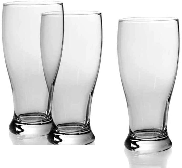 SET DA 3 PEZZI BICCHIERI PER BIRRA "BLONDE" 565CC 18X8 CM
