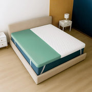 Topper 90 x 200 in Memory Foam con Altezza di 5 cm | Traspirante e Anallergico | Prodotto in Italia