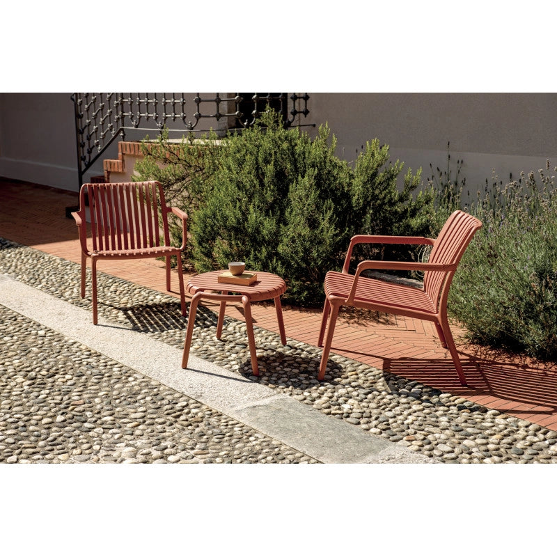 Poltrona Balcony Set Valencia Resina Mattone Moia