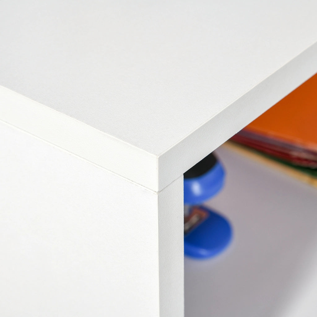 Supporto stampante con mobiletto e ripiani ¨C Xylo ¨C bianco 3 nicchie