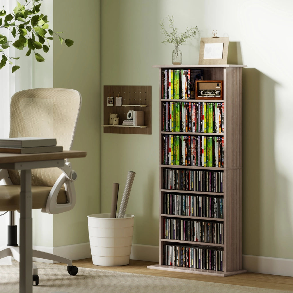 Libreria per CD e DVD ¨C zephmum ¨C Naturale