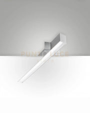 TURNER INCASSO A RASO ALLUMINIO 29W 4000K 3570LM PRISMATIC IP40 100CM