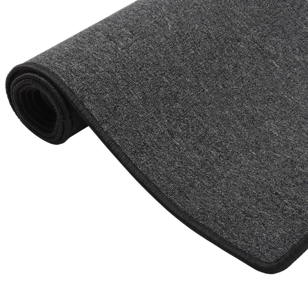 Tappeto del soggiorno | Tappeto Corsia Antracite 80x150 cm