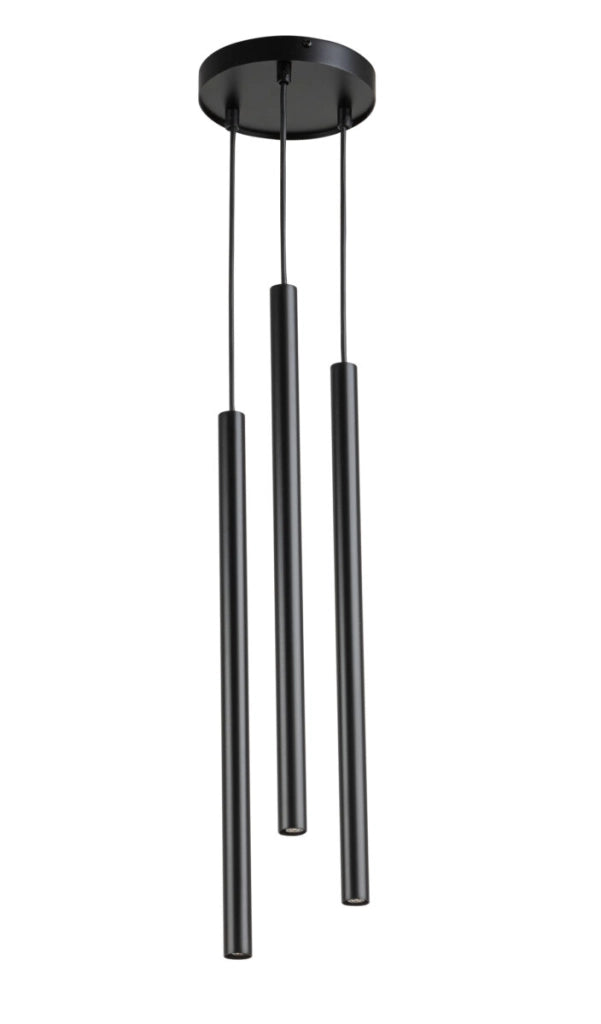 Lampada a sospensione Sopel nera 3 luci G9 Sigma Lighting