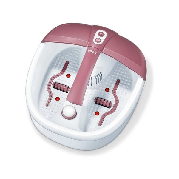 Idromassaggiatore plantare beurer 63705 benessere fb 35 bianco e rosa