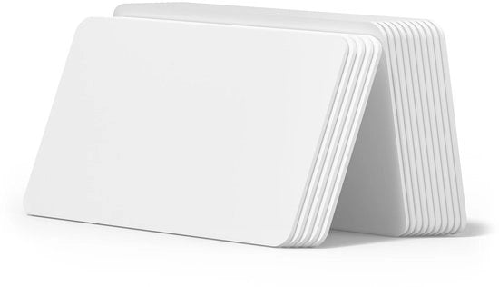 Etichette NFC 10 pezzi - Etichette NFC programmabili - Carte NTAG215 - Impermeabili PVC - 540 Byte di memoria - Dimensioni perfette