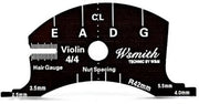 Strumento per riparazione di una viola - Kit di pulizia per la corda - Nero - Strumento di lavoro per viola - Ideale per il mantenimento della viola - Formato 4/4