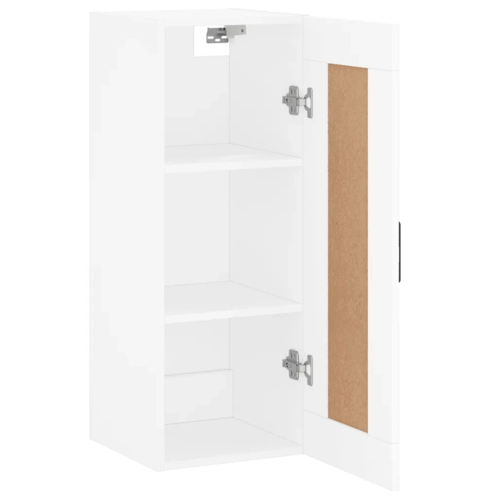 Mobile a Parete Bianco 34,5x34x90 cm in Legno Multistrato 830508