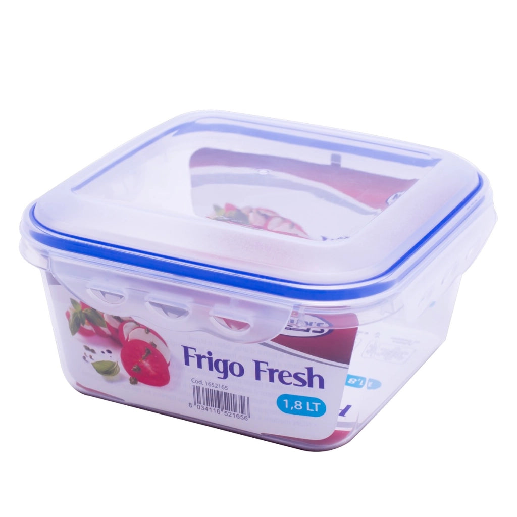 MAURY'S CONTENITORE FRIGO FRESH QUADRATO ALTO IN PLASTICA CAPIENZA 1,8 LITRI