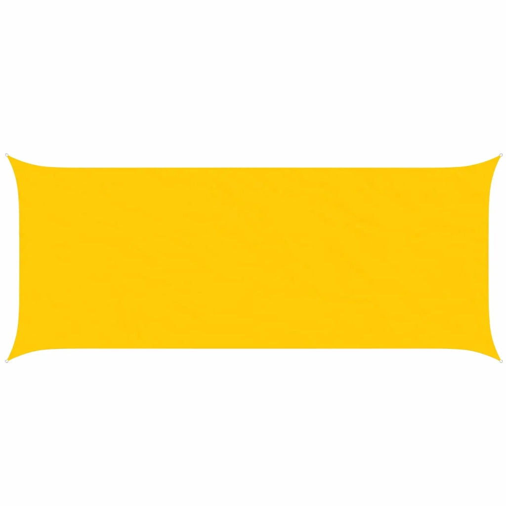 Vela da ombra solare-Telo Ombra-Vela Ombreggiante-Parasole a Vela Giallo 6 x 2,5 m 100% Poliestere Oxford