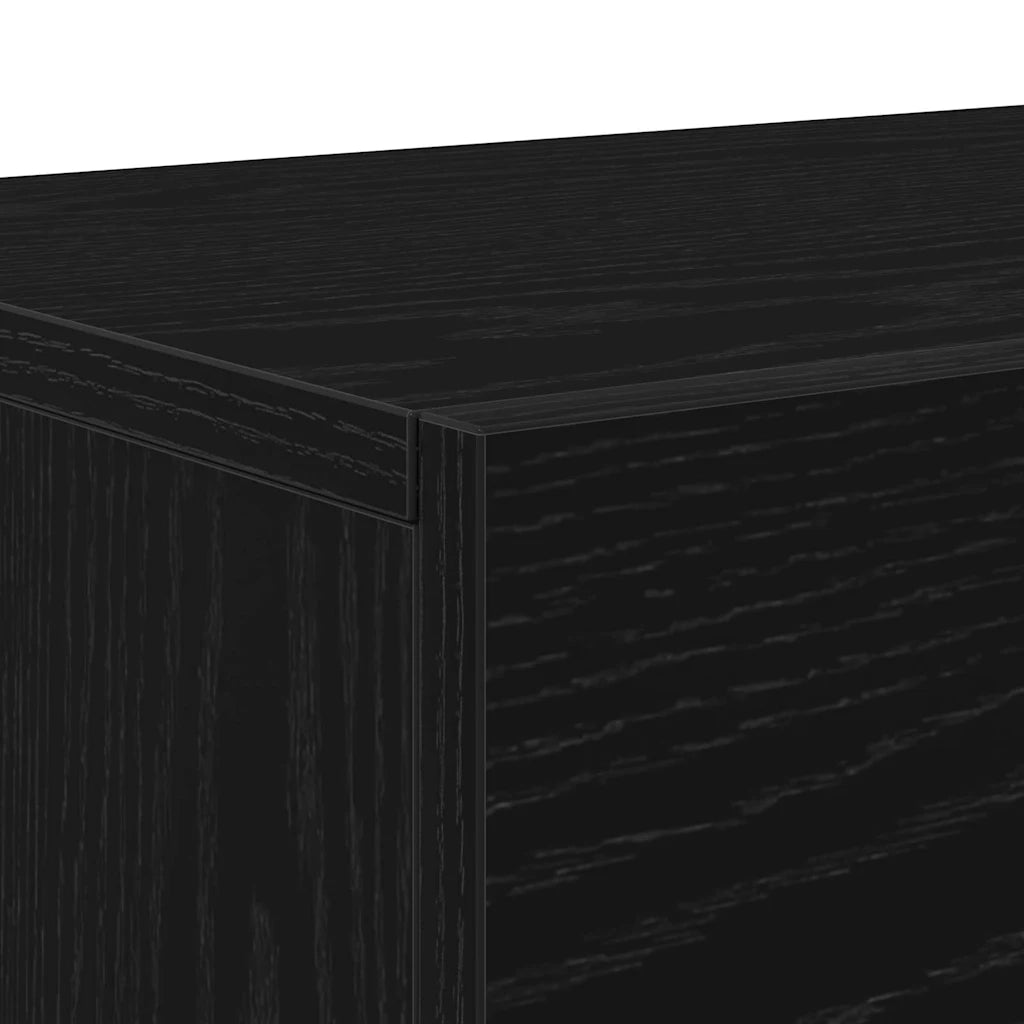 Set mobile TV Rovere Nero 150 x 30 x 50 cm Legno multistrato 862961