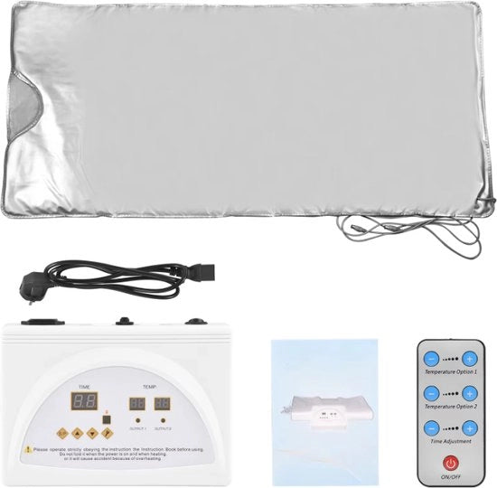 Deken Infrarosso per Sauna - Detox e Perdita di Peso - 180x80cm - 1 Persone