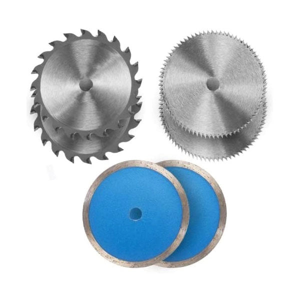 Dischi per Mini Sega Circolare Foro Ø  1 cm Ricambio Originale Einhell Set 6 pz