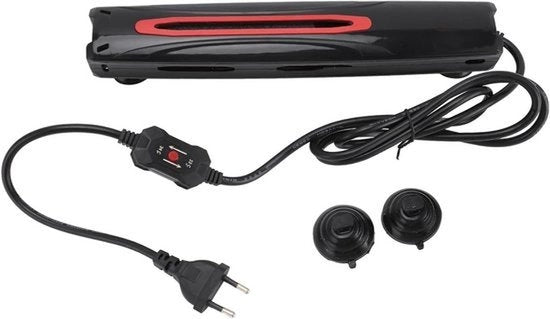 Aquarioverriscaldatore con immersione - Riscaldamento per acquari - Adatto per acquari con tartarughe - Acqua salata e acqua dolce - Regolatore di temperatura - Freno di corrente 220V