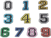 Punti di rammendo colorati - 10 pezzi - Adatti per bambini - Per abbigliamento e accessori
