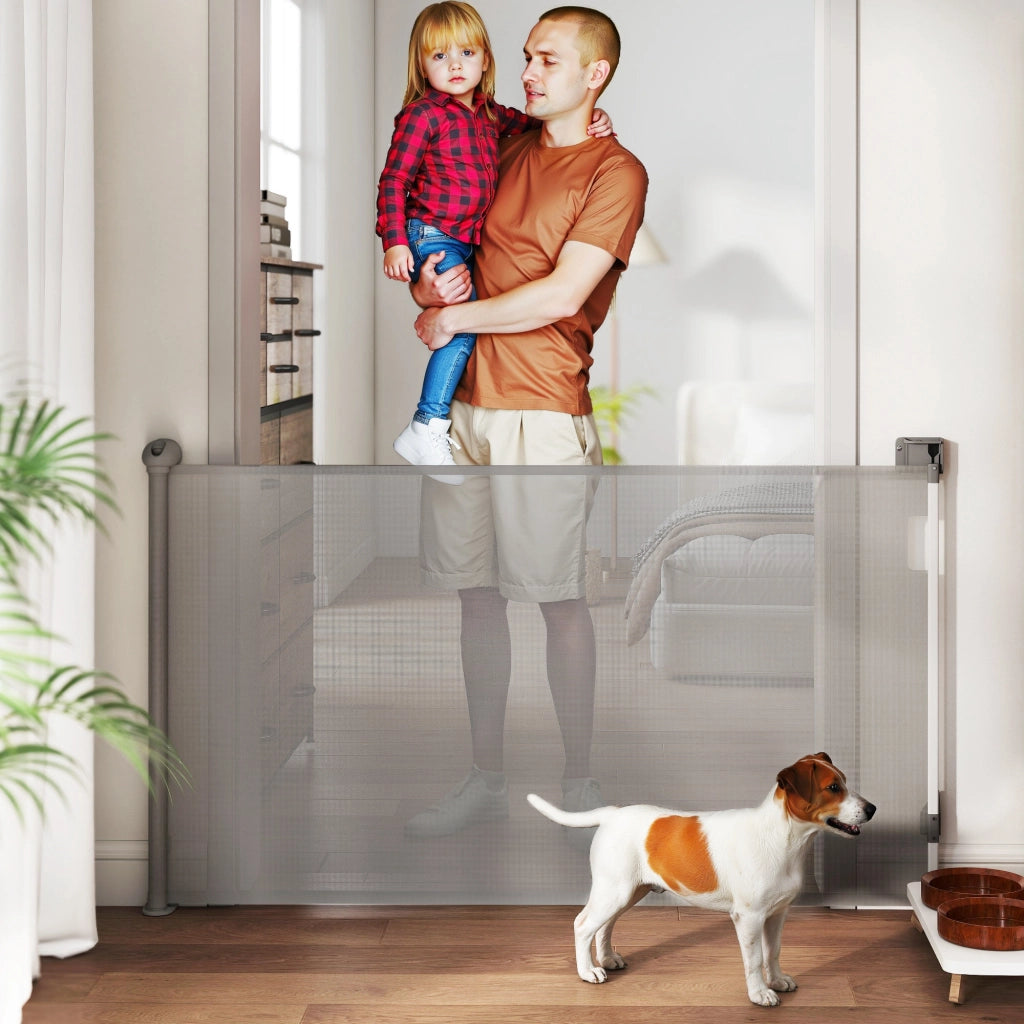 Barriera Retrattile per Cani ¨C Zephmum ¨C Grigio 149 cm