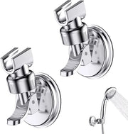 Due supporti per doccia con presa di vite, supporto per doccia regolabile con presa di vite, supporto per doccia regolabile 360°, piattaforma per doccia senza foratura, adatto per bagni di hotel