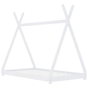 Giroletto per Bambini-Struttura Letto Bambini Bianco in Massello di Pino 90x200 cm 942684