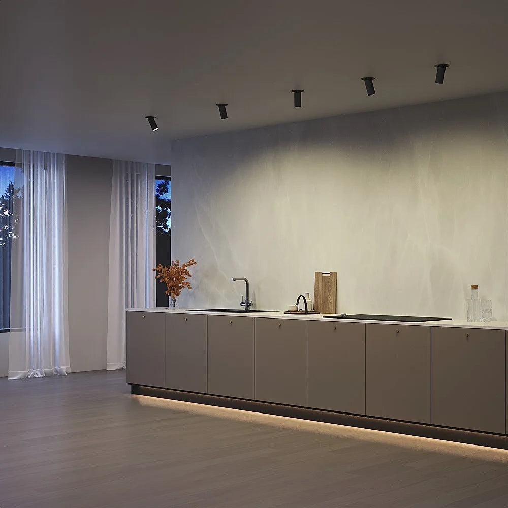 Maytoni Lampada da Incasso Artisan 1 luce GU10 nero alluminio