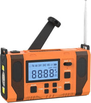 Radio all'urto per emergenze con ricarica solare - 10000mAh, AM/FM, sospensione manuale & USB